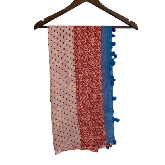 Lounge Lightweight Scarf with Tassels - Picture 1 of 7